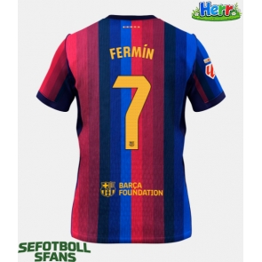 Barcelona Fermin Lopez #7 Hemmatröja 2026-27 Kortärmad